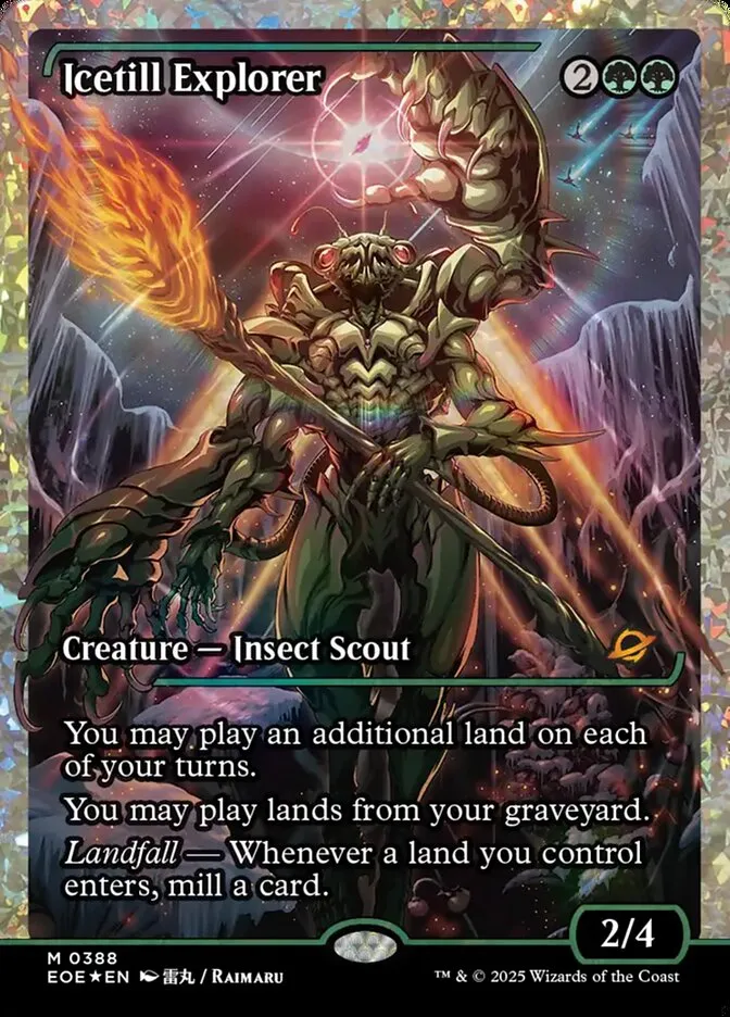 2025 Edge of Eternities Icetill Explorer mythic #388 mythic card image