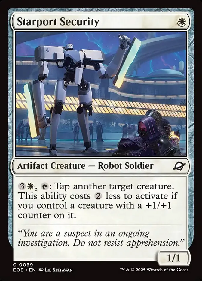 2025 Edge of Eternities Starport Security #39 common card image