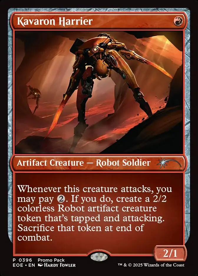 2025 Edge of Eternities Kavaron Harrier #396 uncommon card image