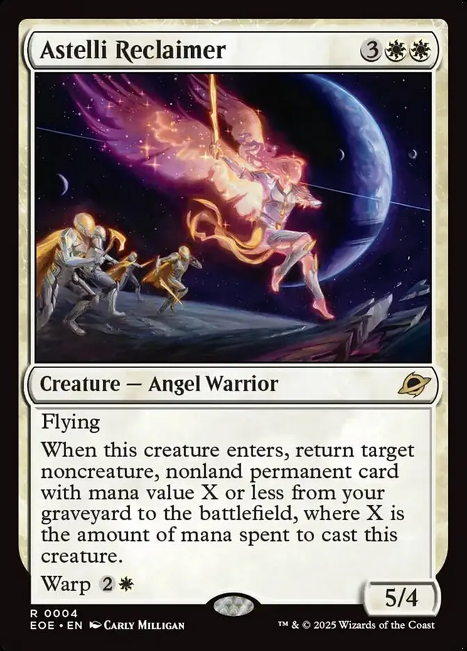 2025 Edge of Eternities Astelli Reclaimer rare #4 rare card image