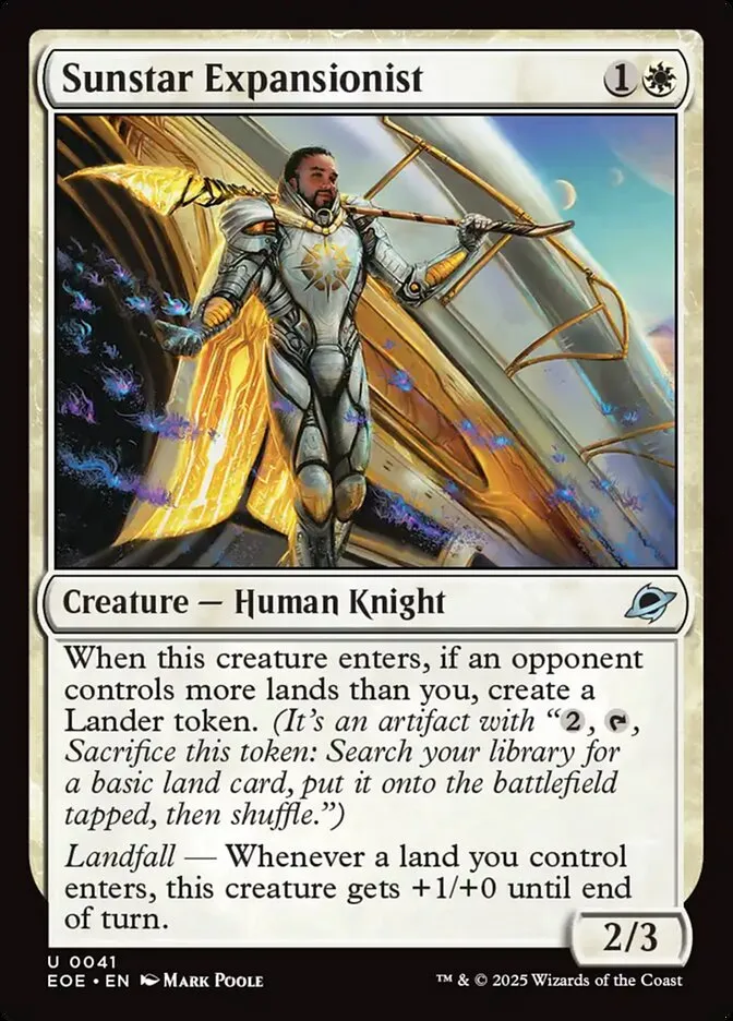 2025 Edge of Eternities Sunstar Expansionist #41 uncommon card image