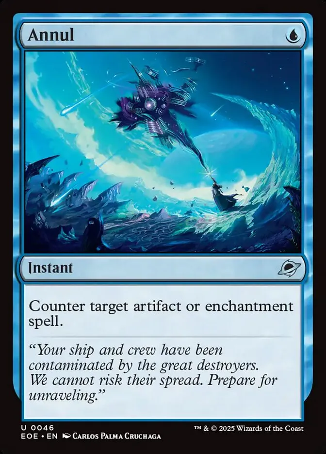 2025 Edge of Eternities Annul #46 uncommon card image