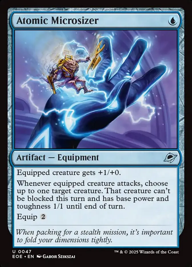 2025 Edge of Eternities Atomic Microsizer uncommon #47 uncommon card image