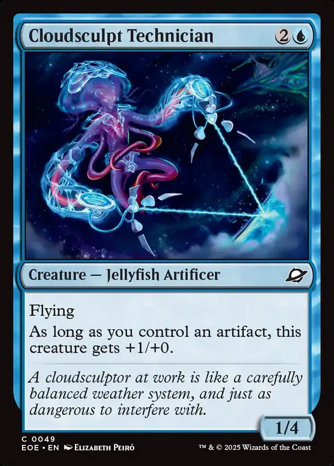 2025 Edge of Eternities Cloudsculpt Technician #49 common card image