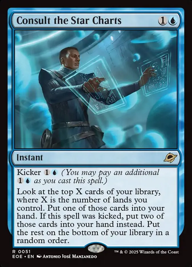 2025 Edge of Eternities Consult the Star Charts #51 rare card image