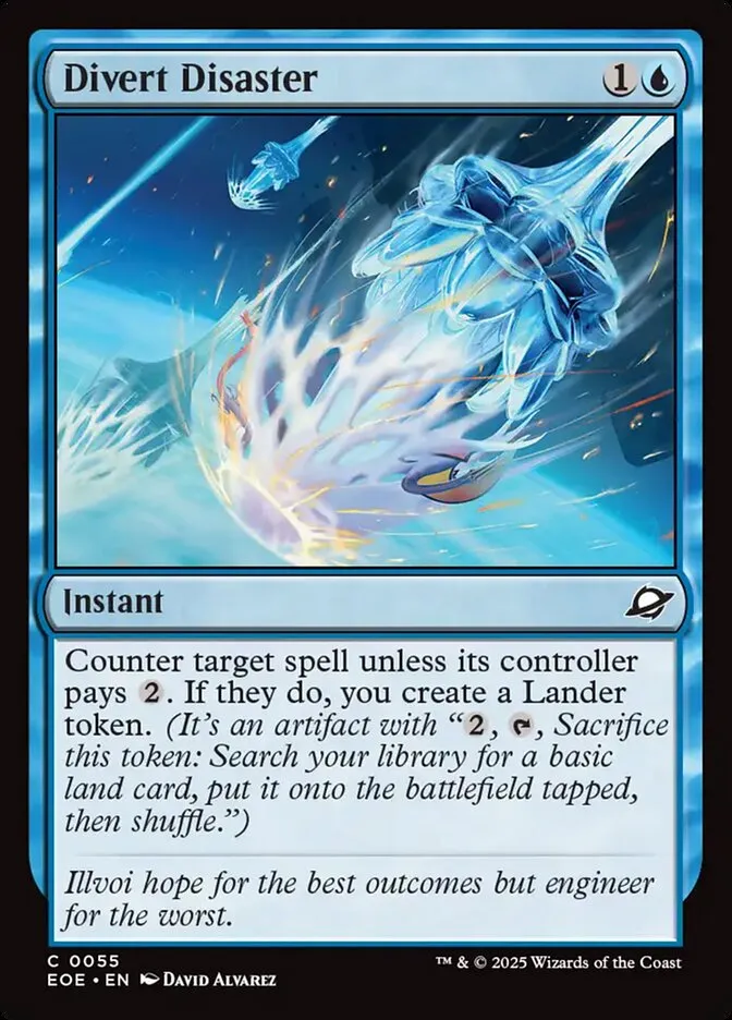 2025 Edge of Eternities Divert Disaster #55 common card image