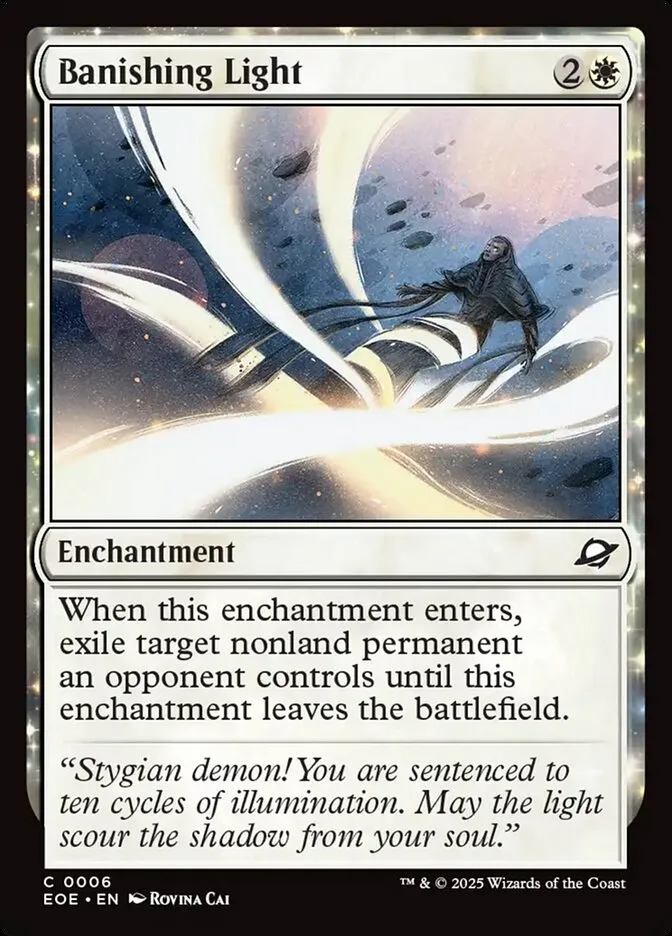 2025 Edge of Eternities Banishing Light common #6 common card image