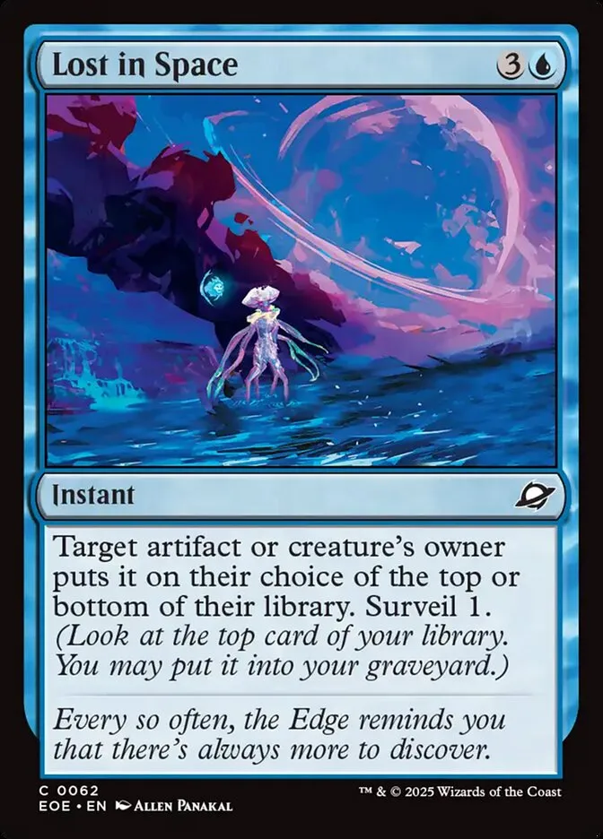 2025 Edge of Eternities Lost in Space #62 common card image