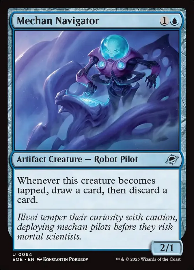 2025 Edge of Eternities Mechan Navigator #64 uncommon card image