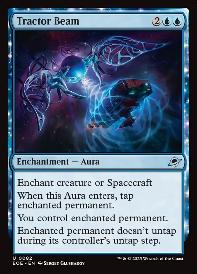 2025 Edge of Eternities Tractor Beam #82 uncommon card image