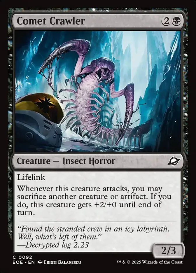 2025 Edge of Eternities Comet Crawler #92 common card image