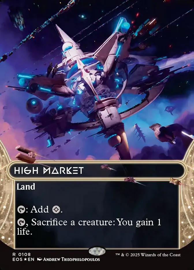 2025 Edge of Eternities: Stellar Sights High Market #108 rare card image