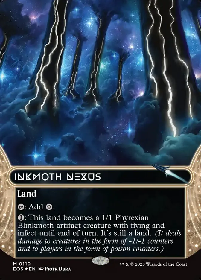2025 Edge of Eternities: Stellar Sights Inkmoth Nexus #110 mythic card image