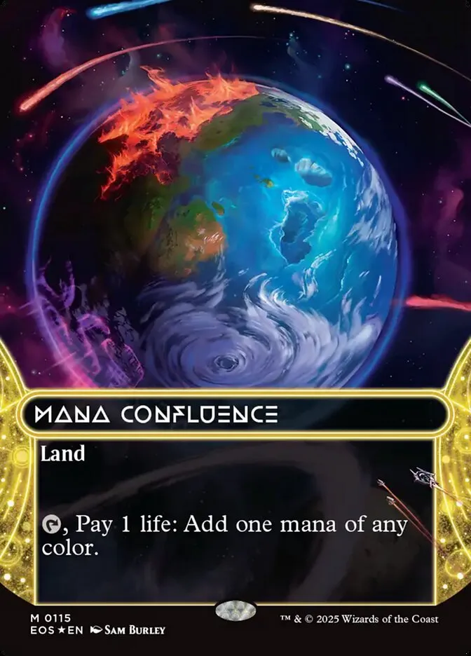 2025 Edge of Eternities: Stellar Sights Mana Confluence #115 mythic card image