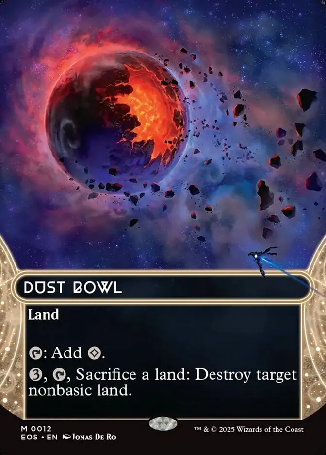 2025 Edge of Eternities: Stellar Sights Dust Bowl #12 mythic card image