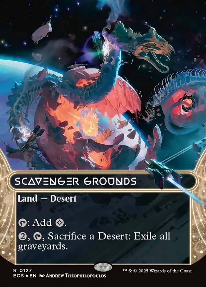2025 Edge of Eternities: Stellar Sights Scavenger Grounds #127 rare card image