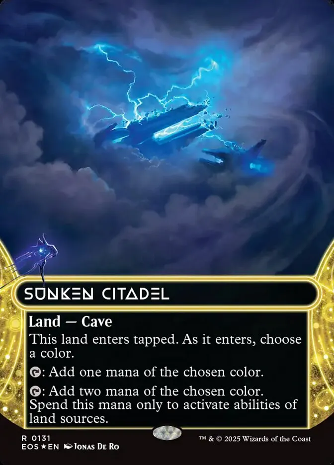 2025 Edge of Eternities: Stellar Sights Sunken Citadel #131 rare card image