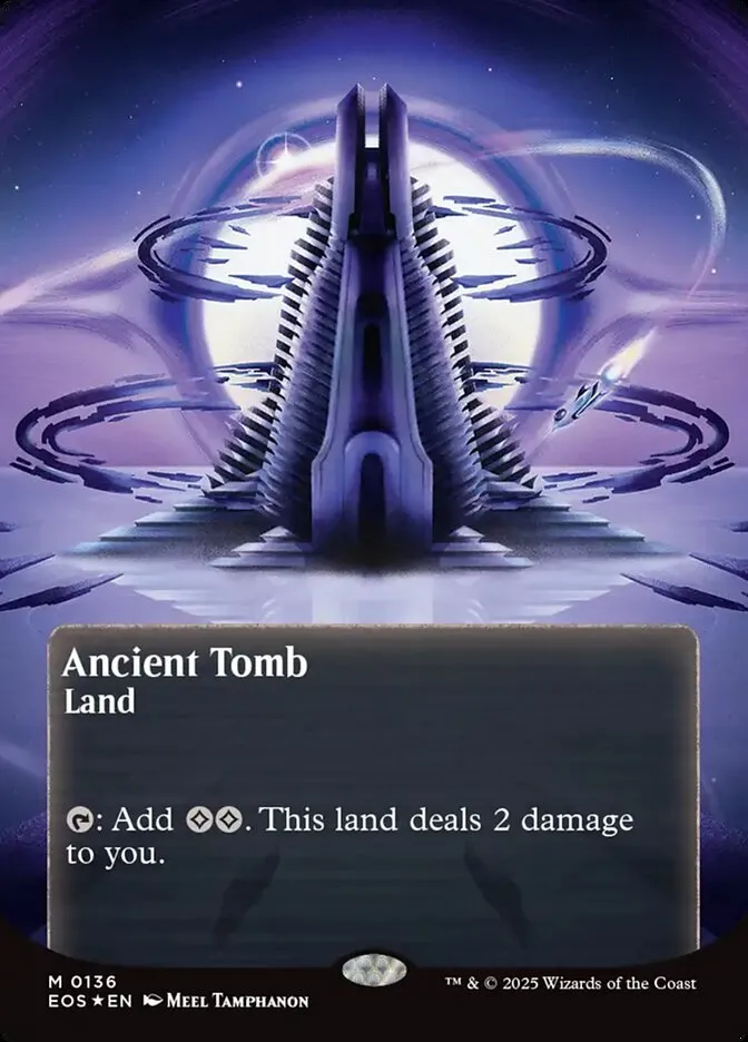 2025 Edge of Eternities: Stellar Sights Ancient Tomb #136 mythic card image