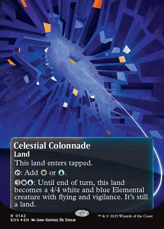 2025 Edge of Eternities: Stellar Sights Celestial Colonnade #142 rare card image