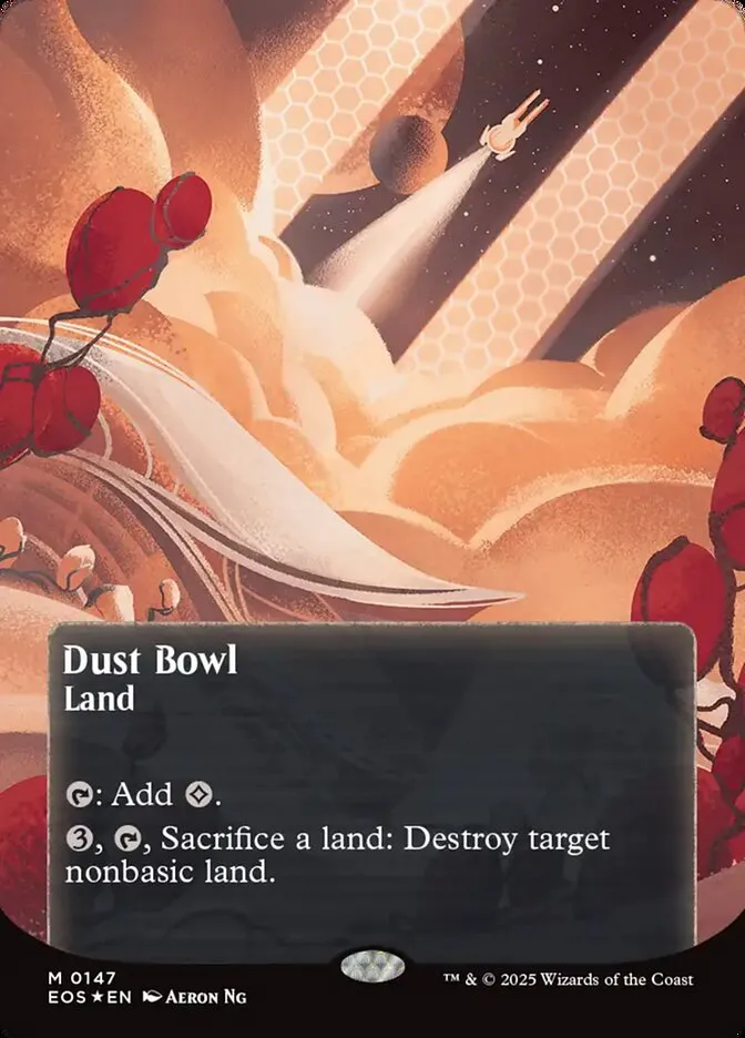 2025 Edge of Eternities: Stellar Sights Dust Bowl #147 mythic card image