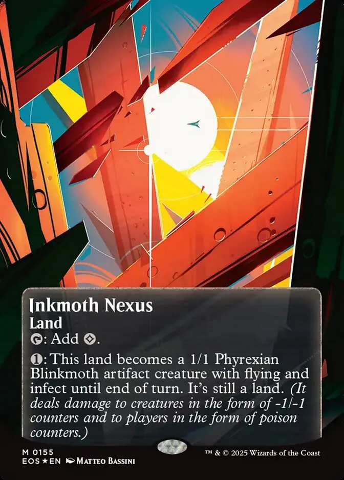 2025 Edge of Eternities: Stellar Sights Inkmoth Nexus #155 mythic card image