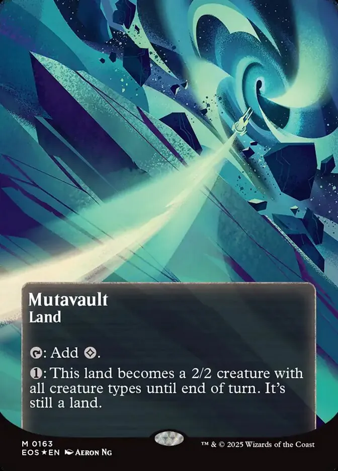 2025 Edge of Eternities: Stellar Sights Mutavault #163 mythic card image