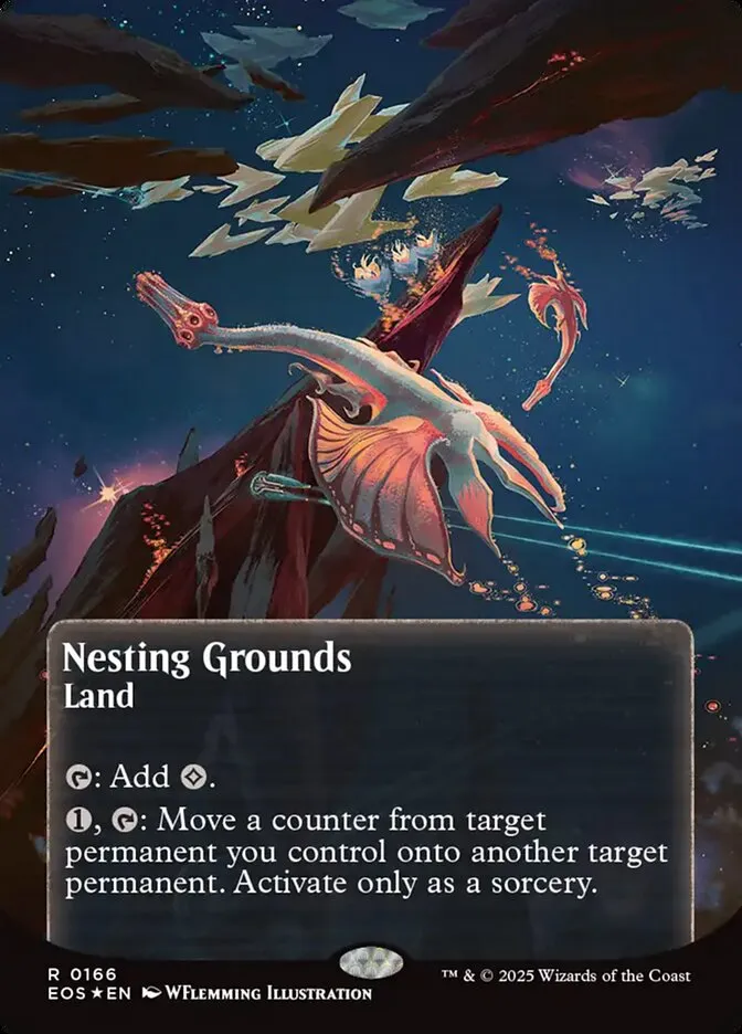 2025 Edge of Eternities: Stellar Sights Nesting Grounds #166 rare card image