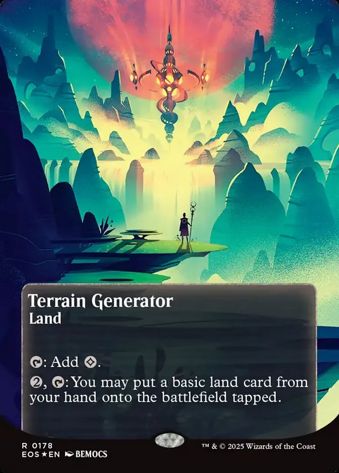 2025 Edge of Eternities: Stellar Sights Terrain Generator #178 rare card image