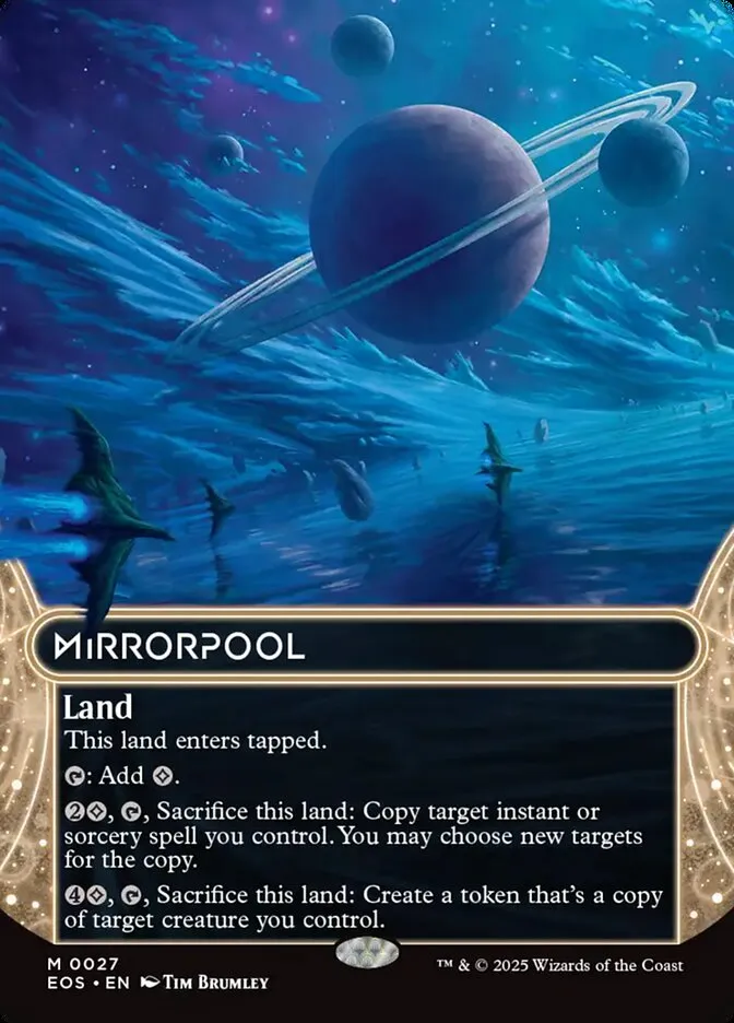 2025 Edge of Eternities: Stellar Sights Mirrorpool #27 mythic card image