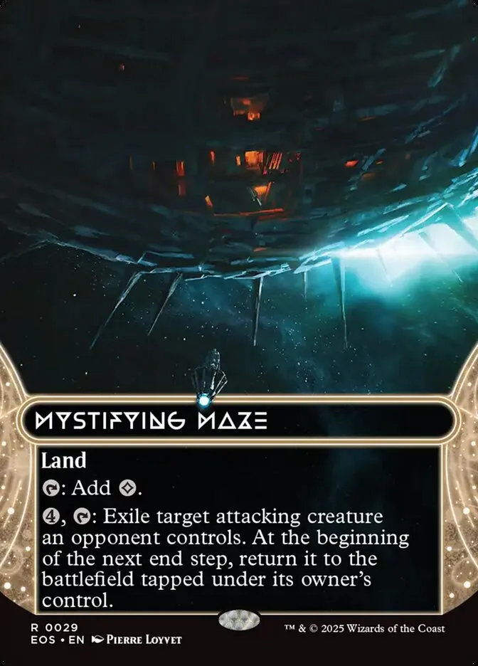 2025 Edge of Eternities: Stellar Sights Mystifying Maze #29 rare card image