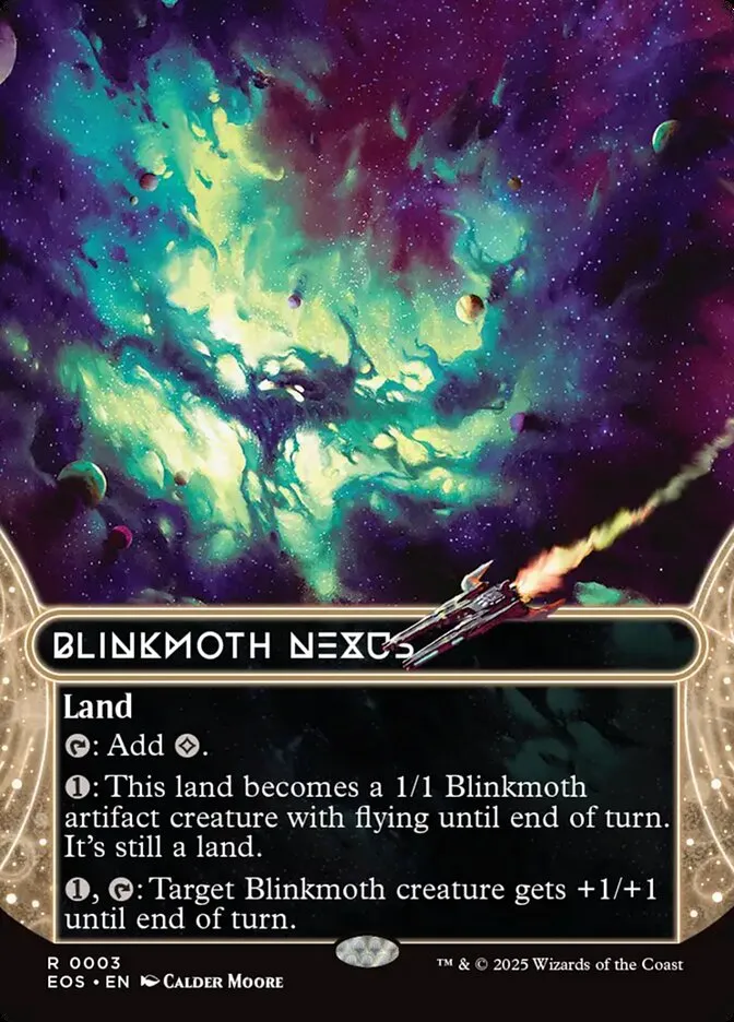 2025 Edge of Eternities: Stellar Sights Blinkmoth Nexus #3 rare card image