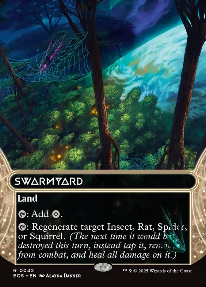 2025 Edge of Eternities: Stellar Sights Swarmyard #42 rare card image