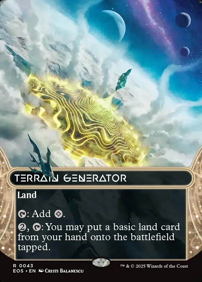 2025 Edge of Eternities: Stellar Sights Terrain Generator #43 rare card image