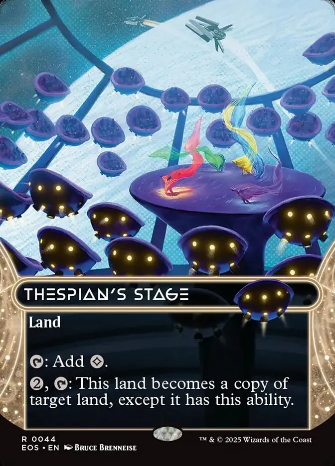 2025 Edge of Eternities: Stellar Sights Thespian's Stage #44 rare card image