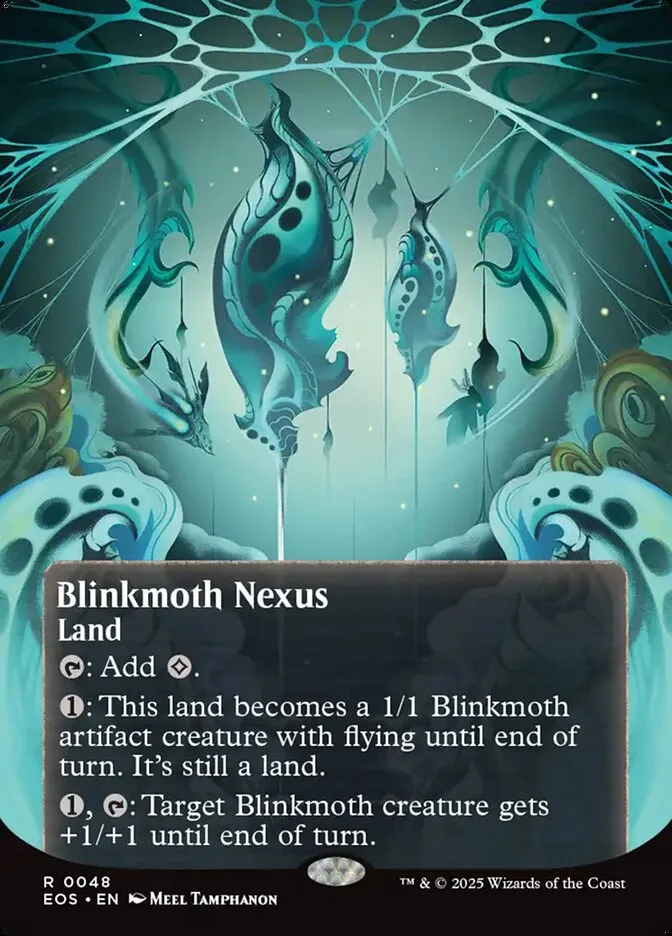 2025 Edge of Eternities: Stellar Sights Blinkmoth Nexus #48 rare card image