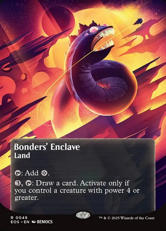 2025 Edge of Eternities: Stellar Sights Bonders' Enclave #49 rare card image
