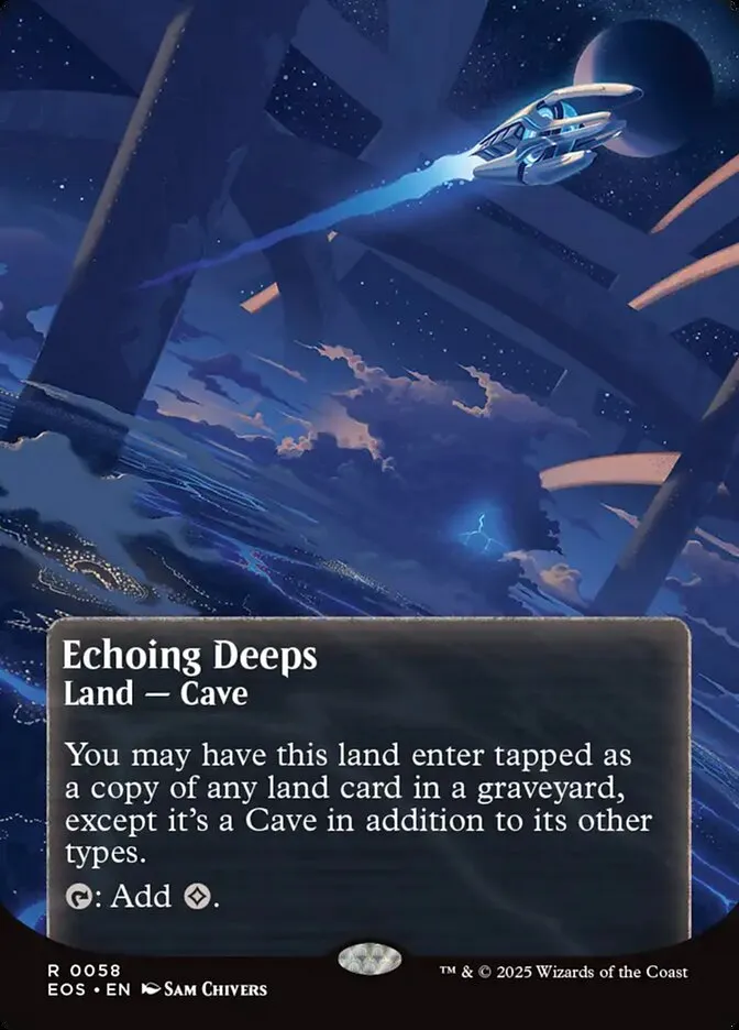 2025 Edge of Eternities: Stellar Sights Echoing Deeps #58 rare card image