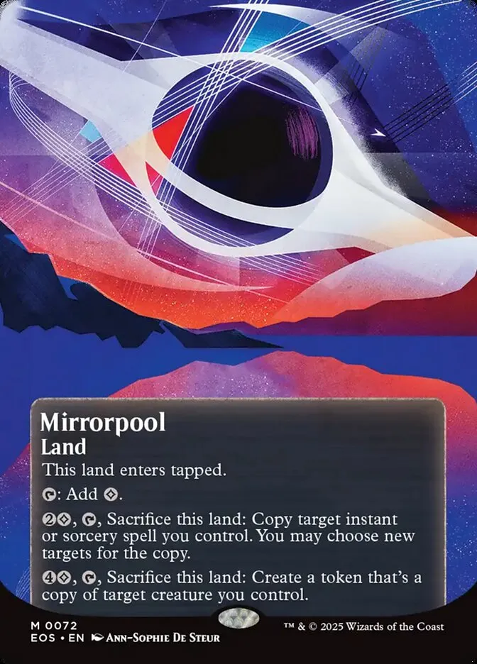2025 Edge of Eternities: Stellar Sights Mirrorpool #72 mythic card image
