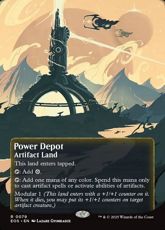2025 Edge of Eternities: Stellar Sights Power Depot #79 rare card image