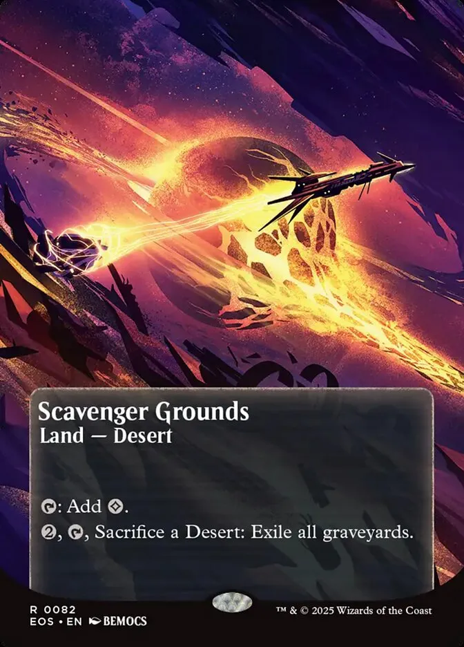 2025 Edge of Eternities: Stellar Sights Scavenger Grounds #82 rare card image