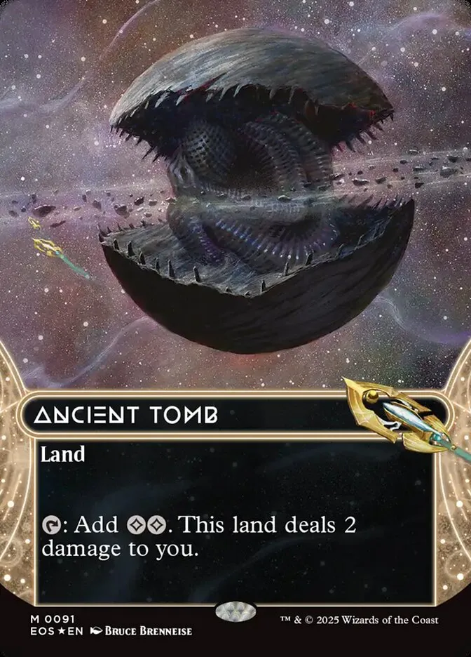 2025 Edge of Eternities: Stellar Sights Ancient Tomb #91 mythic card image