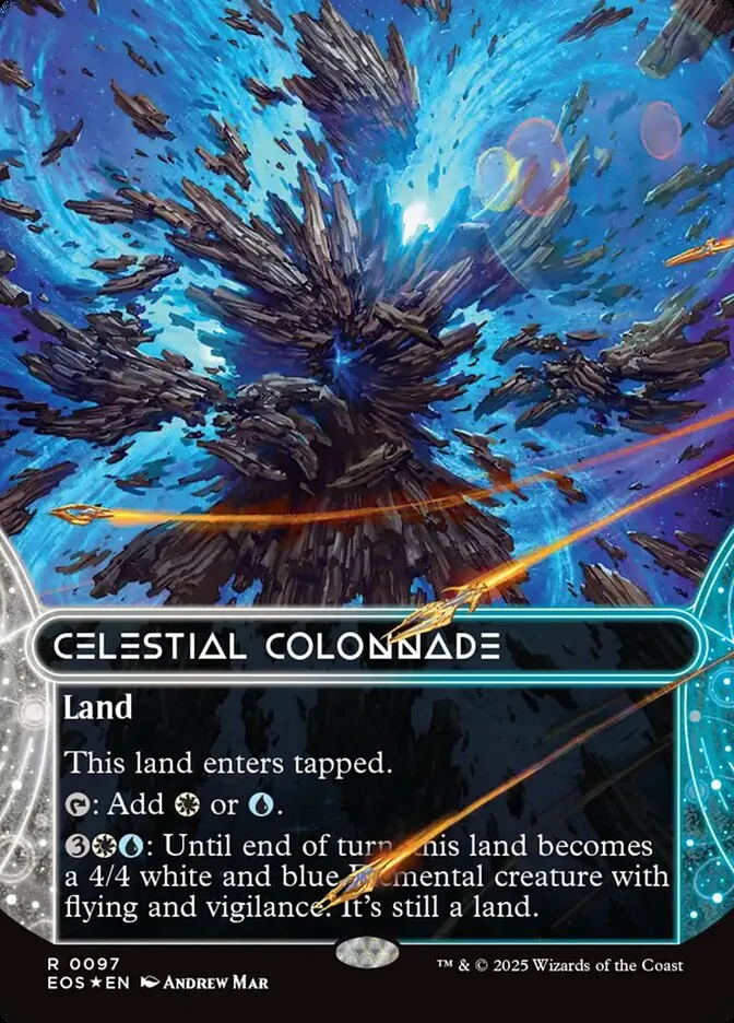 2025 Edge of Eternities: Stellar Sights Celestial Colonnade #97 rare card image