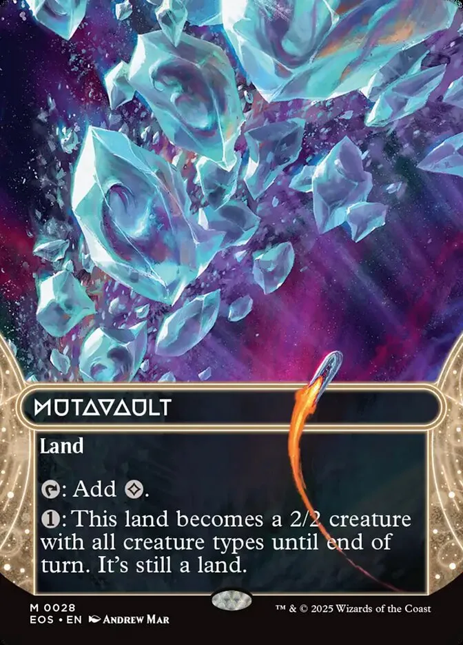 2025 Edge of Eternities: Stellar Sights Mutavault mythic #28 mythic card image