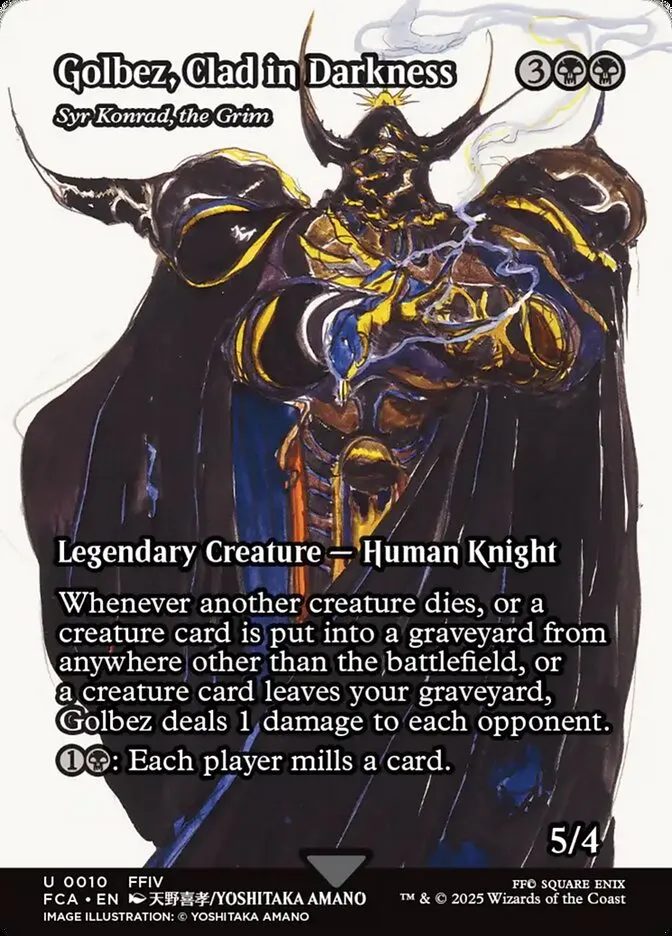 2025 Final Fantasy: Through the Ages Syr Konrad, the Grim uncommon #10 uncommon card image