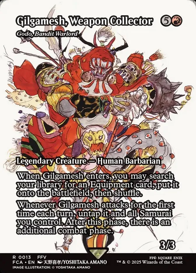2025 Final Fantasy: Through the Ages Godo, Bandit Warlord rare #13 rare card image