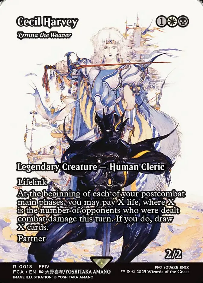 2025 Final Fantasy: Through the Ages Tymna the Weaver rare #18 rare card image