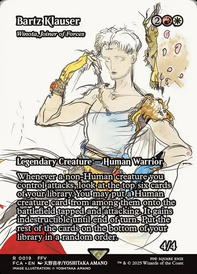 2025 Final Fantasy: Through the Ages Winota, Joiner of Forces rare #19 rare card image
