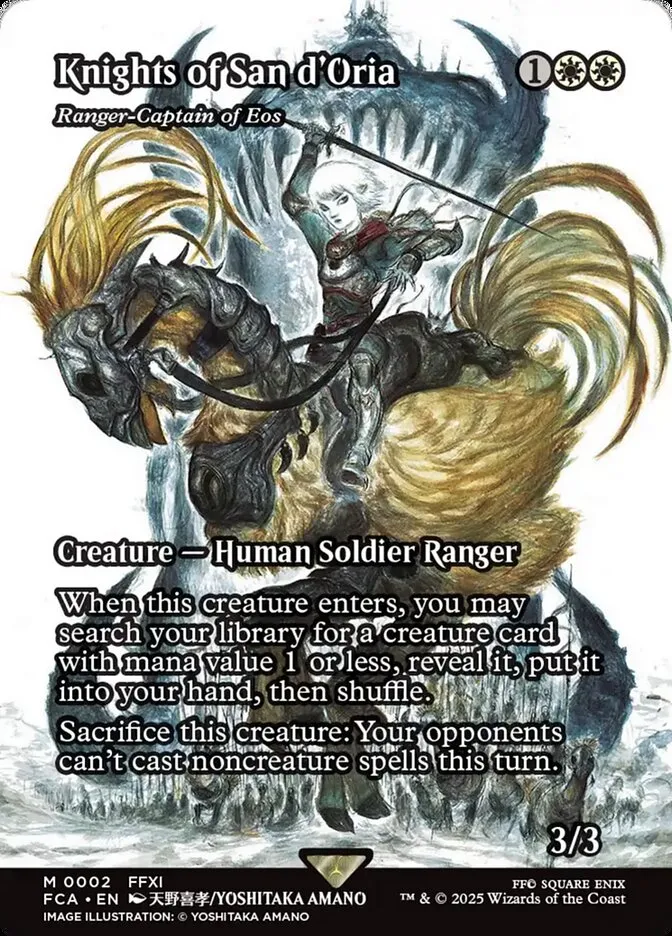 2025 Final Fantasy: Through the Ages Ranger-Captain of Eos mythic #2 mythic card image