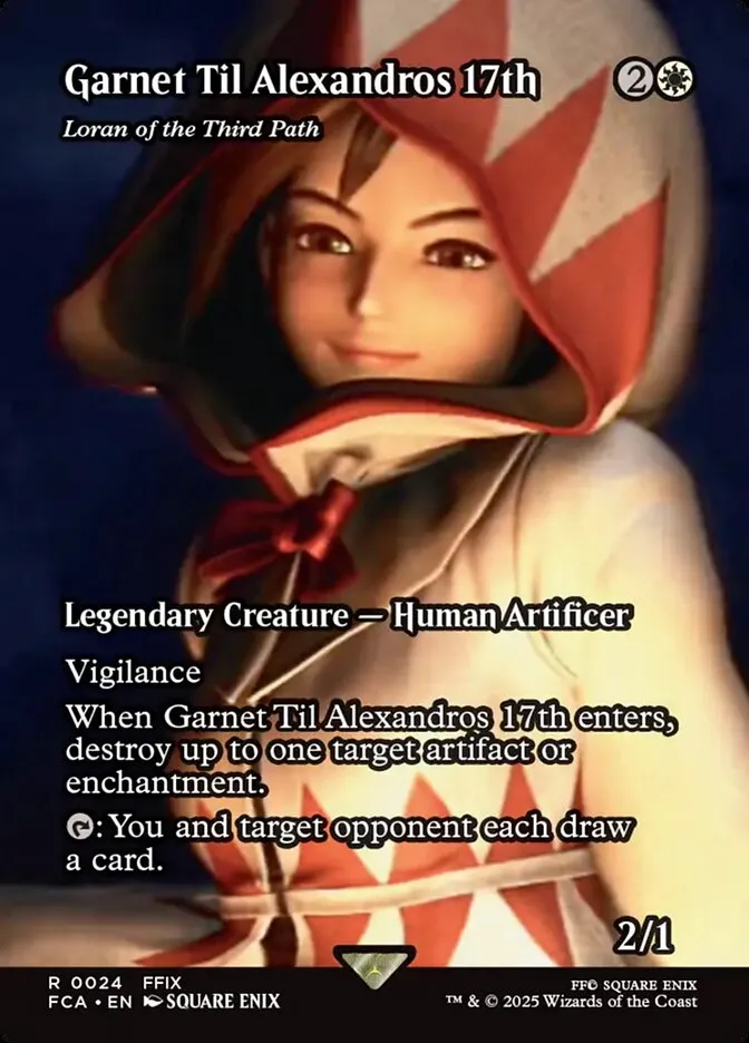 2025 Final Fantasy: Through the Ages Loran of the Third Path rare #24 rare card image