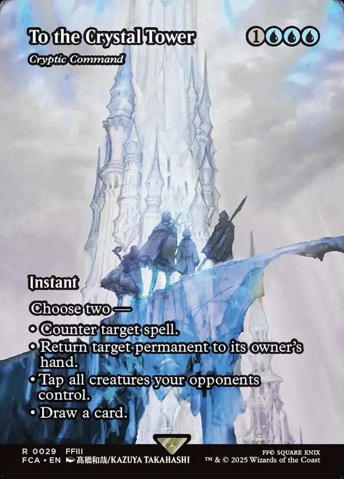 2025 Final Fantasy: Through the Ages Cryptic Command rare #29 rare card image